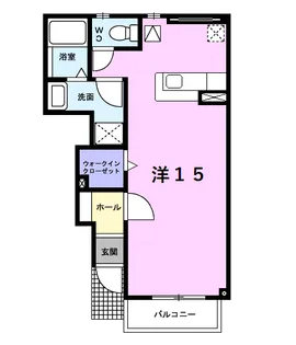 ウルム弥生【1階】の間取り