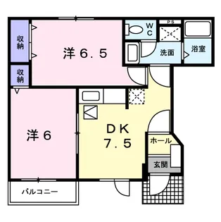 MILKY WAY【1階】の間取り