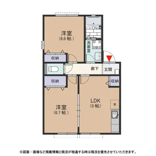 グリーンハット A【102号室号室】の間取り