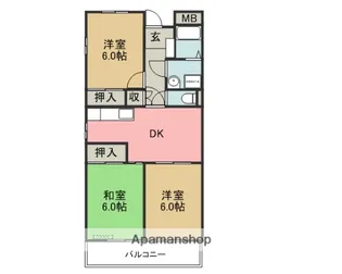 ARTマンション【2階】の間取り