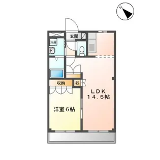 ディアコーポSUZUKI【2階】の間取り