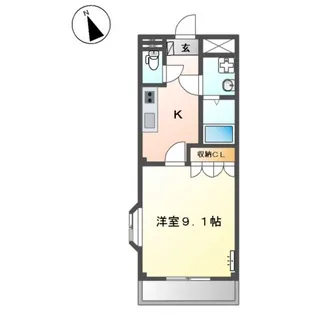 アペックス【2階】の間取り
