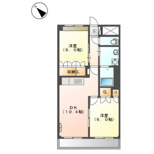 アプローズ 宮町【2階】の間取り