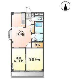 エクレール【1階】の間取り