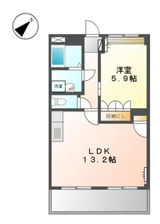 ハイムルミナス【201号室】の間取り