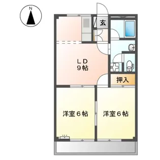 ピアハイム【2階】の間取り
