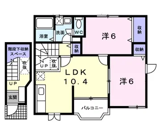 エクセラン M【2階】の間取り