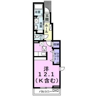 エアリー【1階】の間取り