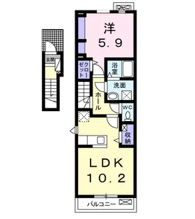 ソーセガド.S【2階】の間取り