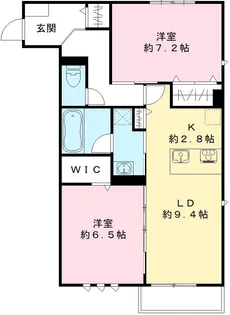 エスペランサⅠ【201号室号室】の間取り