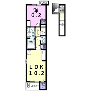 サピーⅥ【2階】の間取り