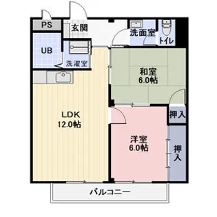 Surplus Three千恵【1階】の間取り