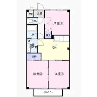 SURPLUS 寺津【2階】の間取り