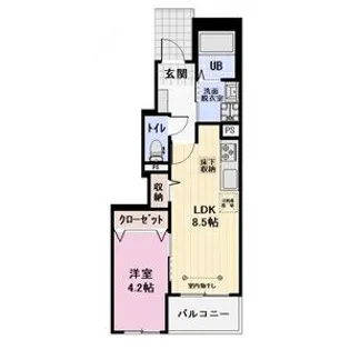 Ciel【1階】の間取り