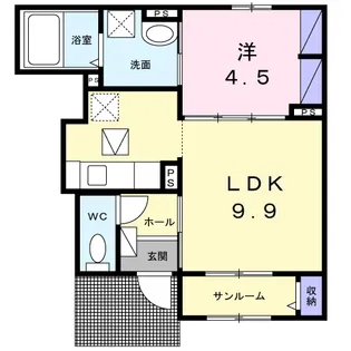 ブリーゼ【1階】の間取り