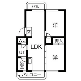 たかさごコーポラス碧南【3階】の間取り