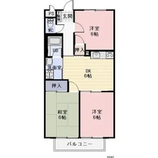 サープラス リッパーⅠ【2階】の間取り