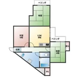 恵善マンション【3階】の間取り