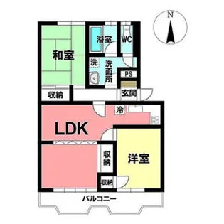 パビリオン平坂【4階】の間取り