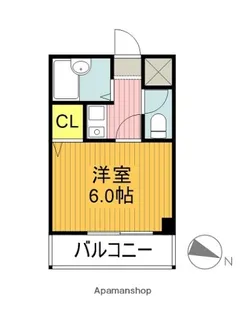 広辞川名山ビル【3階】の間取り