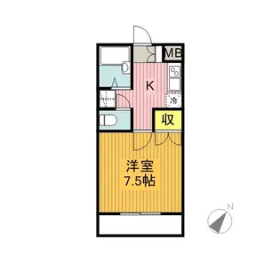 メゾン朋友【3階】の間取り