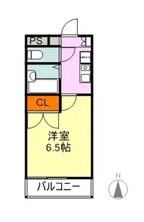 ヒルズMY【1階】の間取り