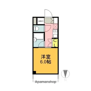 シーズンコート塩釜駅前【2階】の間取り