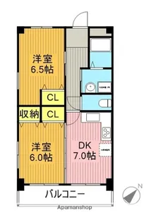 岡部ビル【4階】の間取り