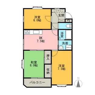 ラ・コリーナ・デ天白【2階】の間取り