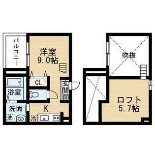 ESPACE DECORE(エスパスデコア)【1階】の間取り