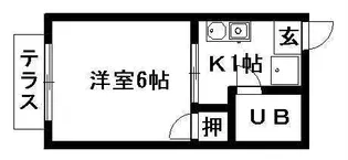 キトウハイツ【2階】の間取り
