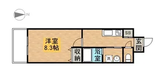 ララステージ熱田【6階】の間取り