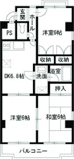サマータイハイツ【4階】の間取り