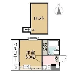 クレアコート港【2階】の間取り