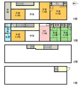 東海通三丁目ビル【4階】の間取り