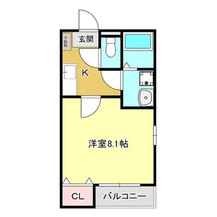 クレフラスト星崎【1階】の間取り