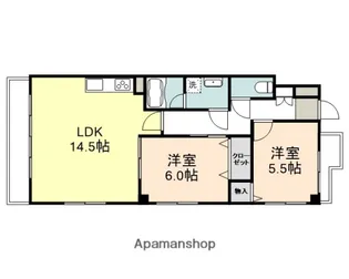 中京ウエストⅡ【5階】の間取り