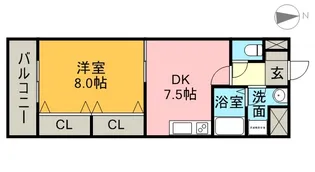 シェソワ21【2階】の間取り
