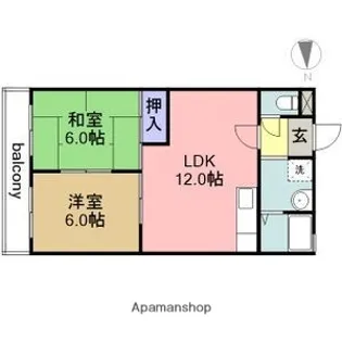パストラル知多【3階】の間取り