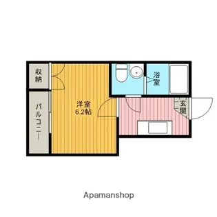 momo【2階】の間取り