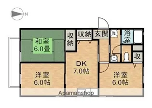 オリーブⅡ【1階】の間取り