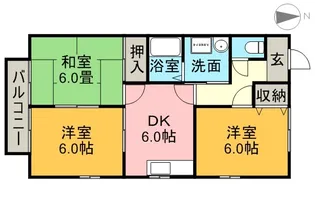 ロイヤルパレスⅡ【1階】の間取り