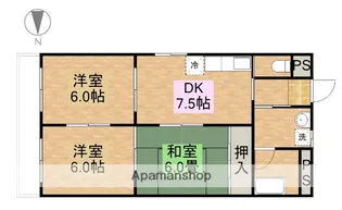 ロイヤル服部【1階】の間取り