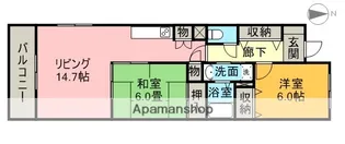プレアール名古屋神宮寺【2階】の間取り