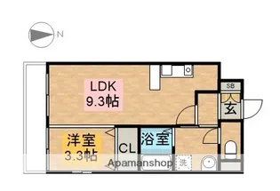 T&KエステートⅠ【4階】の間取り