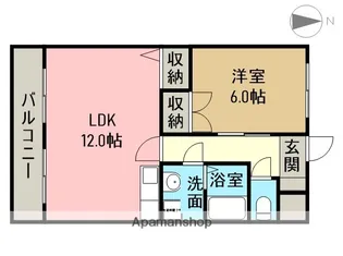 リヴェールチエ【3階】の間取り