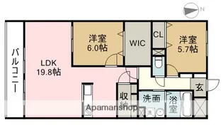 レジデンス光和Ⅲ【5階】の間取り