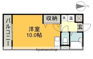 ライジングハイツ【2階】の間取り