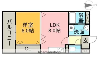 ミリオネア【5階】の間取り