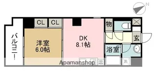 センチュリーパーク千年【4階】の間取り